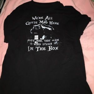 Given as a bonus-XL Cheshire Dr who shirt